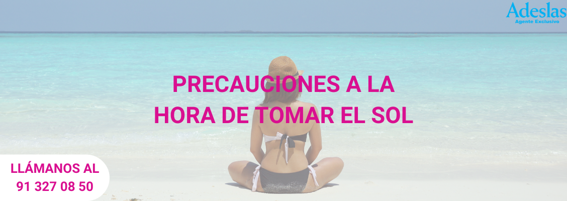 precaución tomar el sol